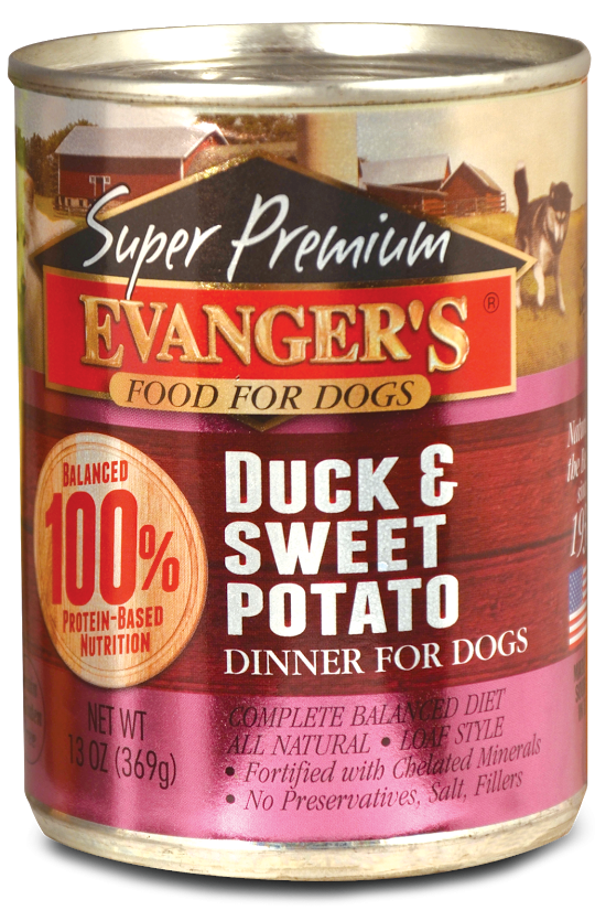 Evangers Super Premium Duck and Sweet Potato Canned Dog Food