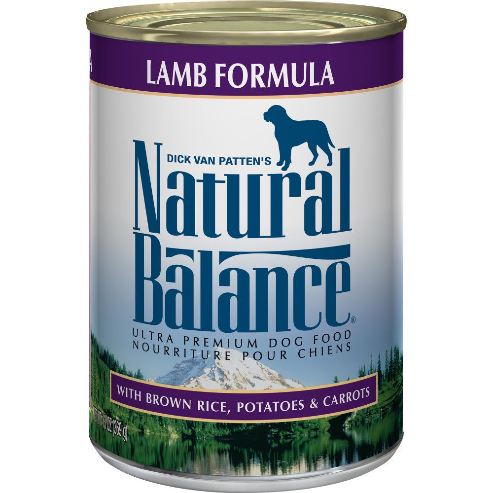 Natural Balance Ultra Premium Lamb Formula Canned Dog Food