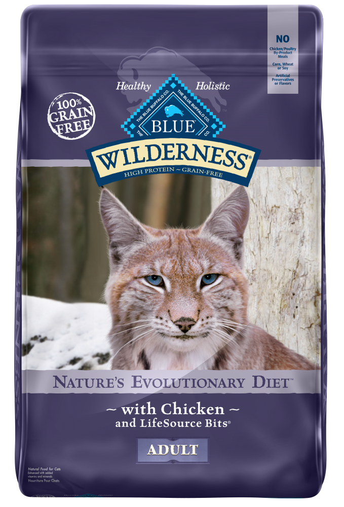 Blue Buffalo Wilderness Grain Free Chicken Recipe Dry Cat Food