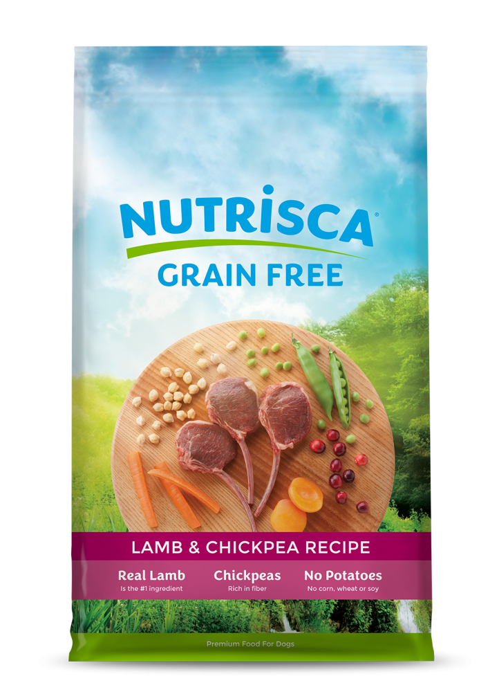 NUTRISCA Grain Free Lamb and Chickpea Recipe Dry Dog Food