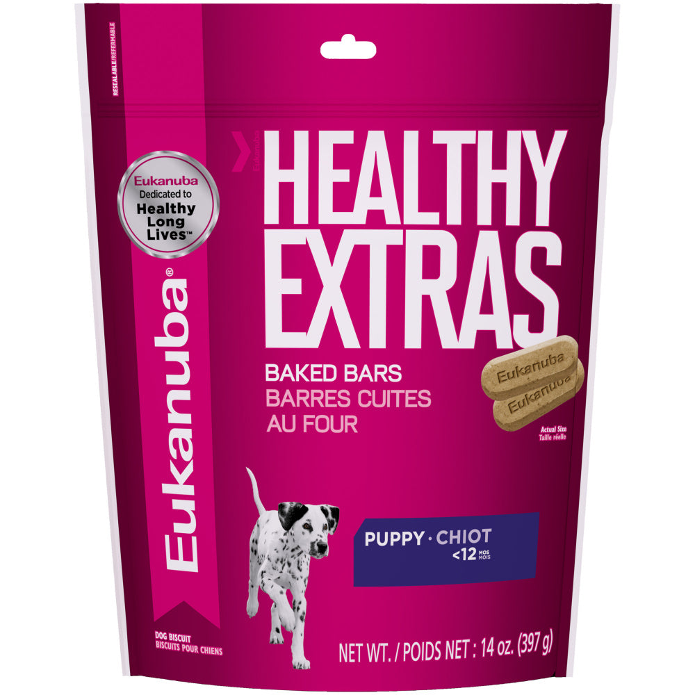 Eukanuba Healthy Extras 1-12 Month Puppy Growth Dog Biscuits