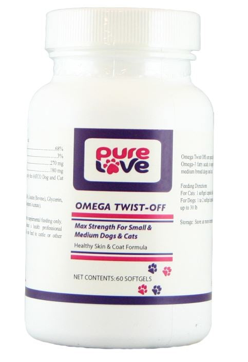 Pure Love Omega Twist Off for Small and Medium Dogs