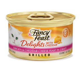 Fancy Feast Delights-Chicken and Cheese Canned Cat Food