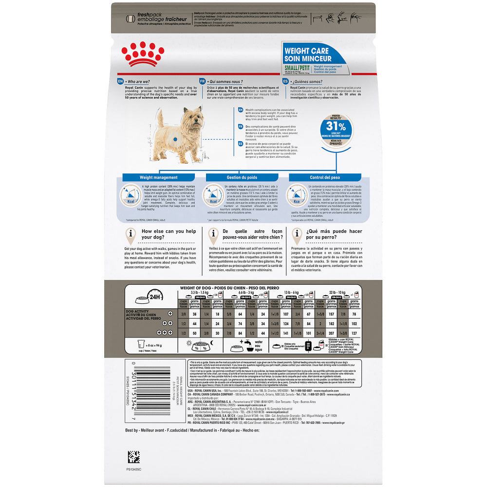 Royal Canin Small Breed Weight Care Dry Dog Food