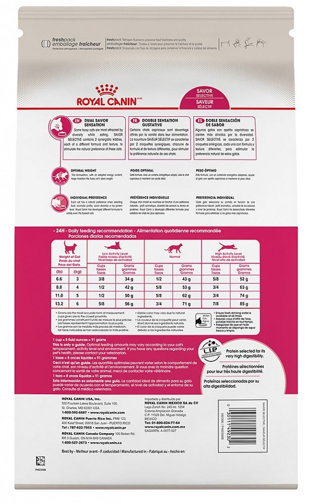 Royal Canin Feline Health Nutrition Selective Savor Selective Dry Cat Food
