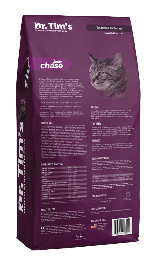 Dr. Tim's Chase All Life Stages Dry Cat Food