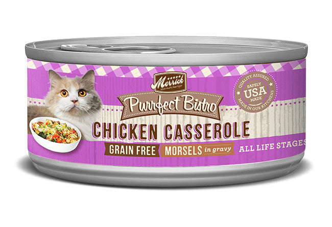 Merrick Purrfect Bistro Chicken Casserole Grain Free Canned Cat Food