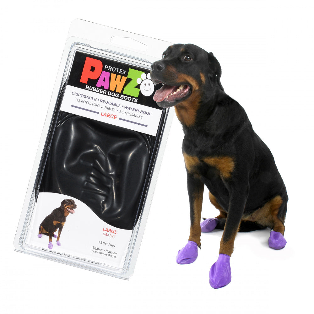 Pawz Black Dog Boots