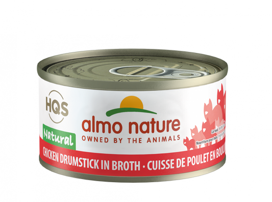 Almo Nature HQS Natural Cat Grain Free Chicken Drumstick Canned Cat Food
