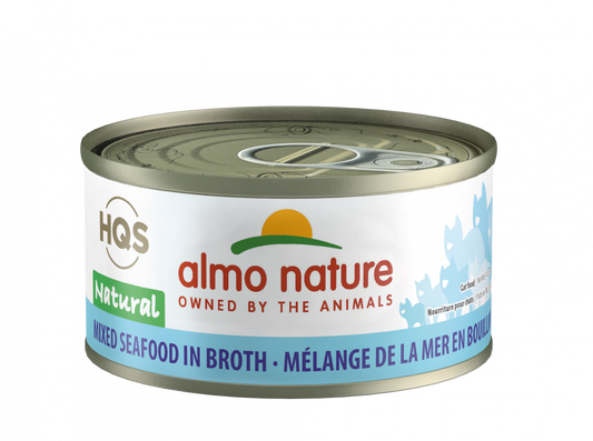 Almo Nature HQS Natural Cat Grain Free Mixed Seafood Canned Cat Food