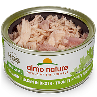 Almo Nature HQS Natural Cat Grain Free Tuna and Chicken Canned Cat Food
