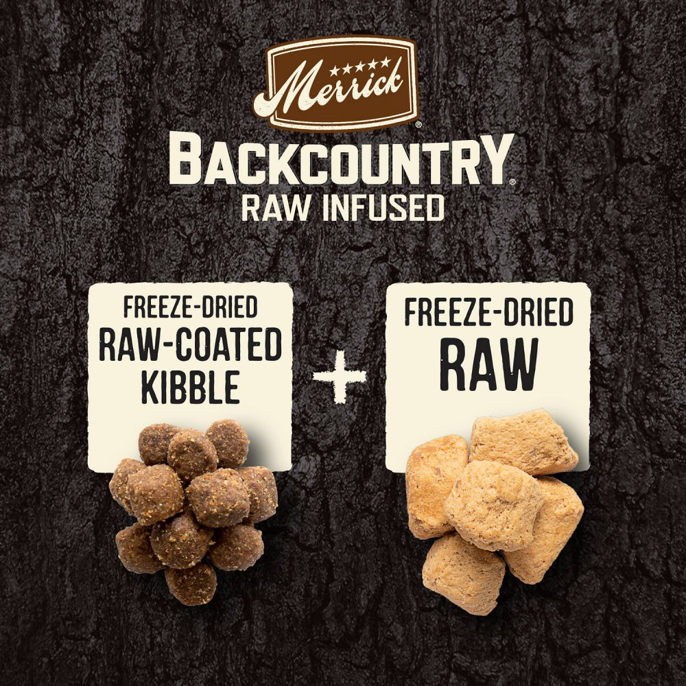 Merrick Backcountry Raw Infused Grain Free Great Plains Red Recipe Dry Dog Food