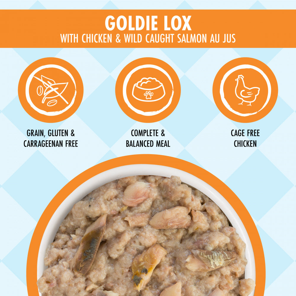 Weruva Dogs in the Kitchen Goldie Lox Grain Free Chicken & Salmon Canned Dog Food