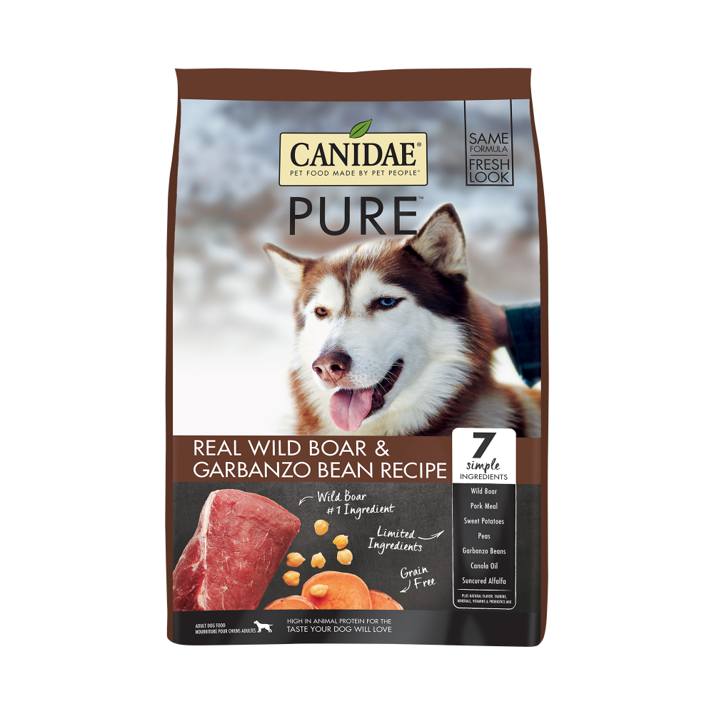 Canidae Grain Free PURE Wild Boar & Garbanzo Bean Recipe Dry Dog Food