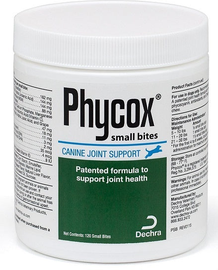 Phycox Small Bites Soft Chews Joint Support Dog Supplement
