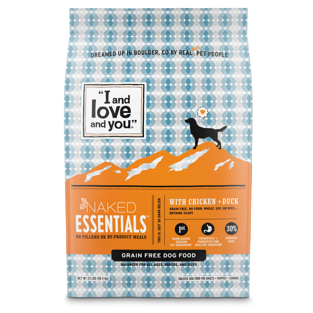 I and Love and You Grain Free Naked Essentials Chicken & Duck Dry Dog Food
