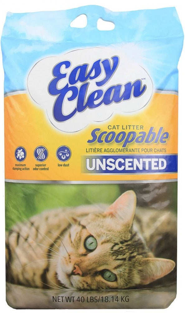 Pestell Easy Clean Scoopable Unscented Cat Litter