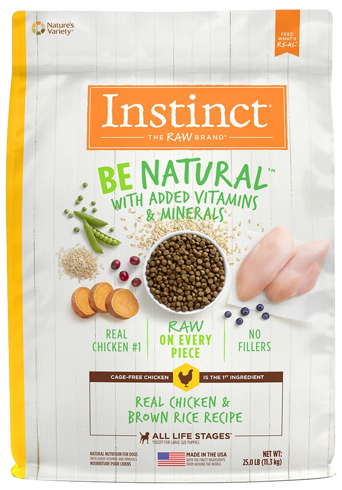 Instinct Be Natural Chicken & Brown Rice Recipe Dry Dog Food