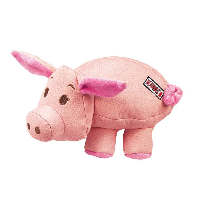 KONG Phatz Pig Plush Dog Toy