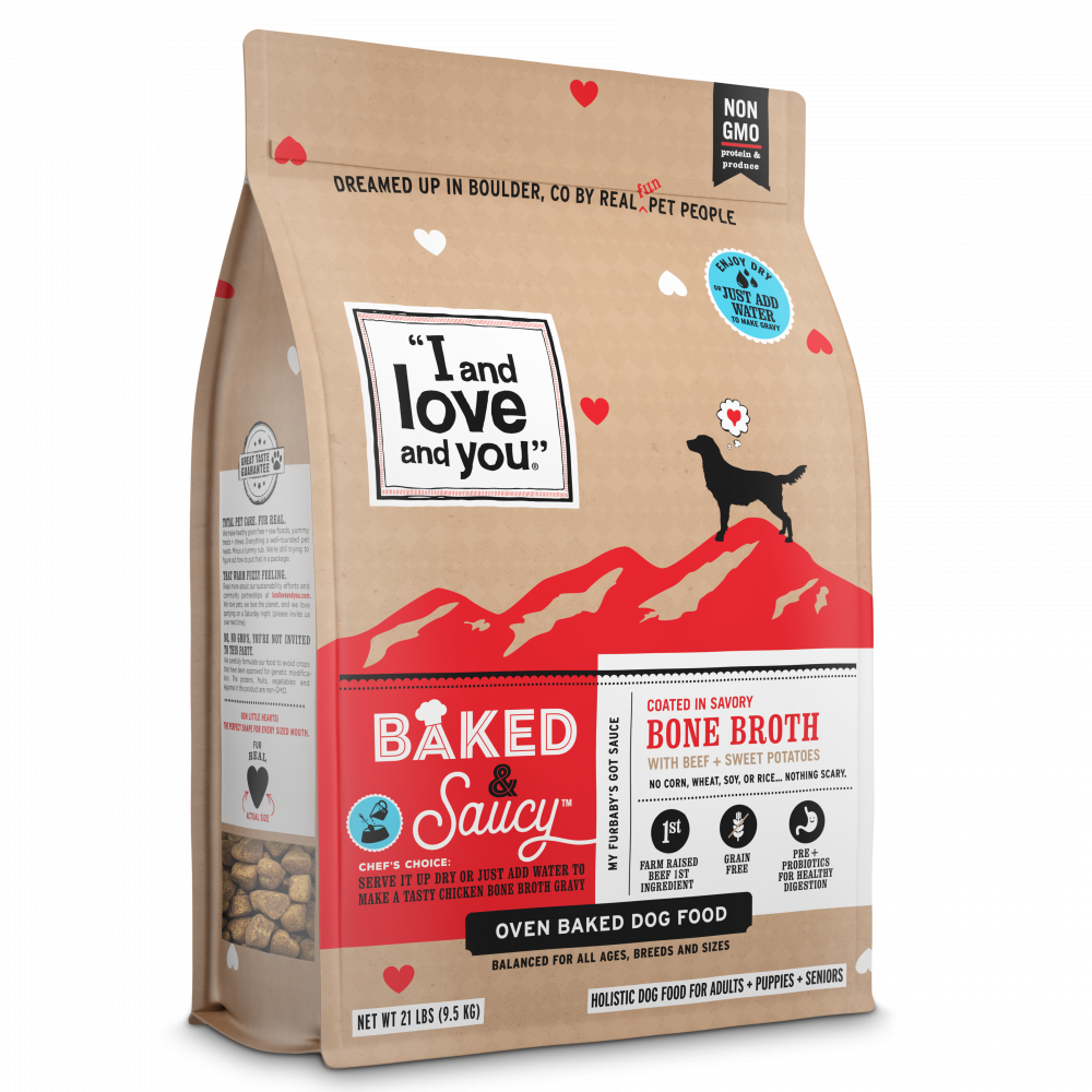 I and Love and You Baked & Saucy Beef & Sweet Potato Dry Dog Food