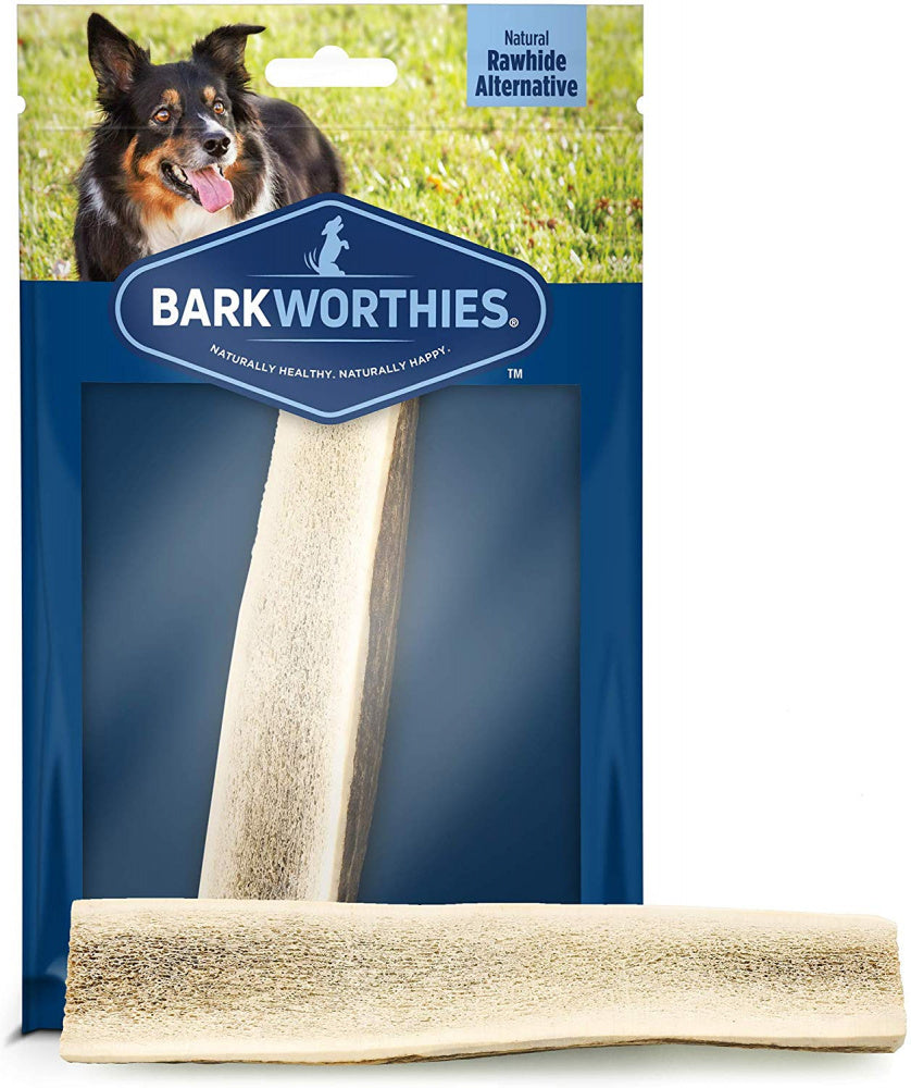 Barkworthies Split Elk Antler Dog Chew for Medium Breed Dogs