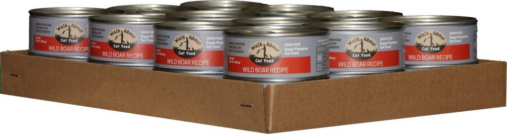 Walk About Grain Free Wild Boar Recipe Canned Cat Food