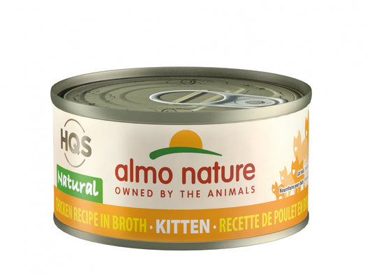 Almo Nature HQS Natural Kitten Grain Free Additive Free Chicken Canned Dog Food