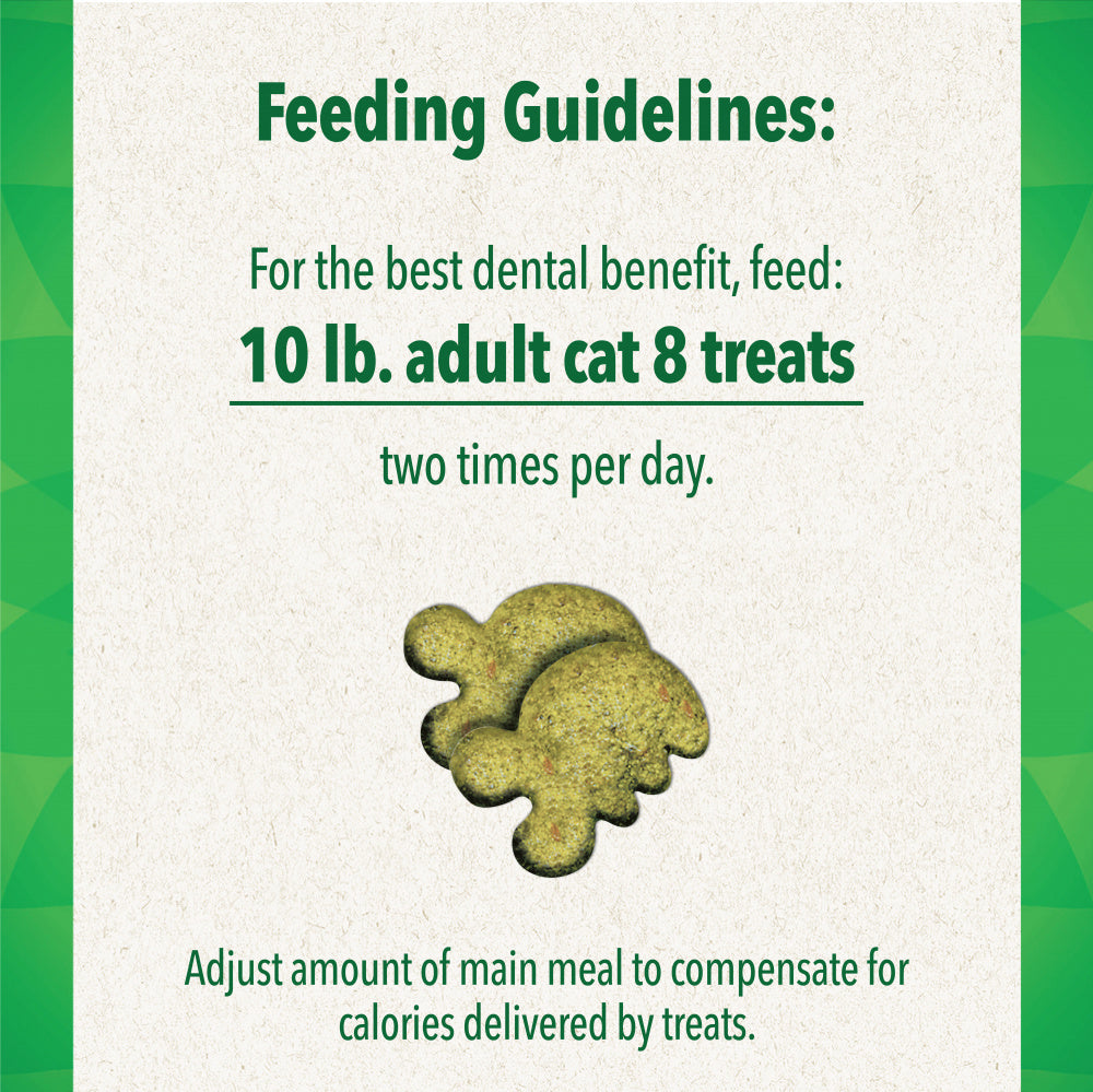 Feline Greenies Adult Dental Catnip Flavor Cat Treats
