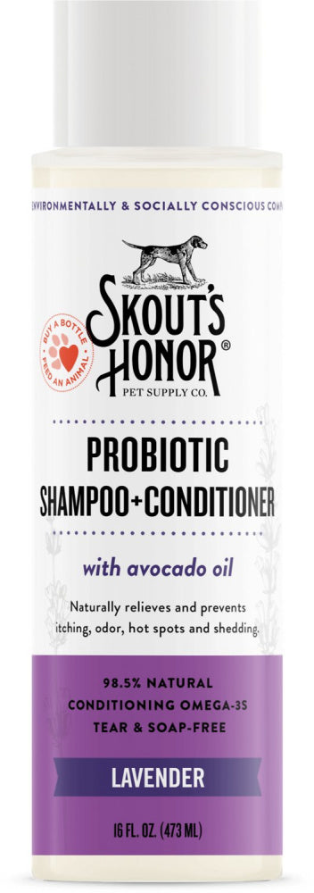 Skouts Honor Probiotic Shampoo Conditioner Lavender