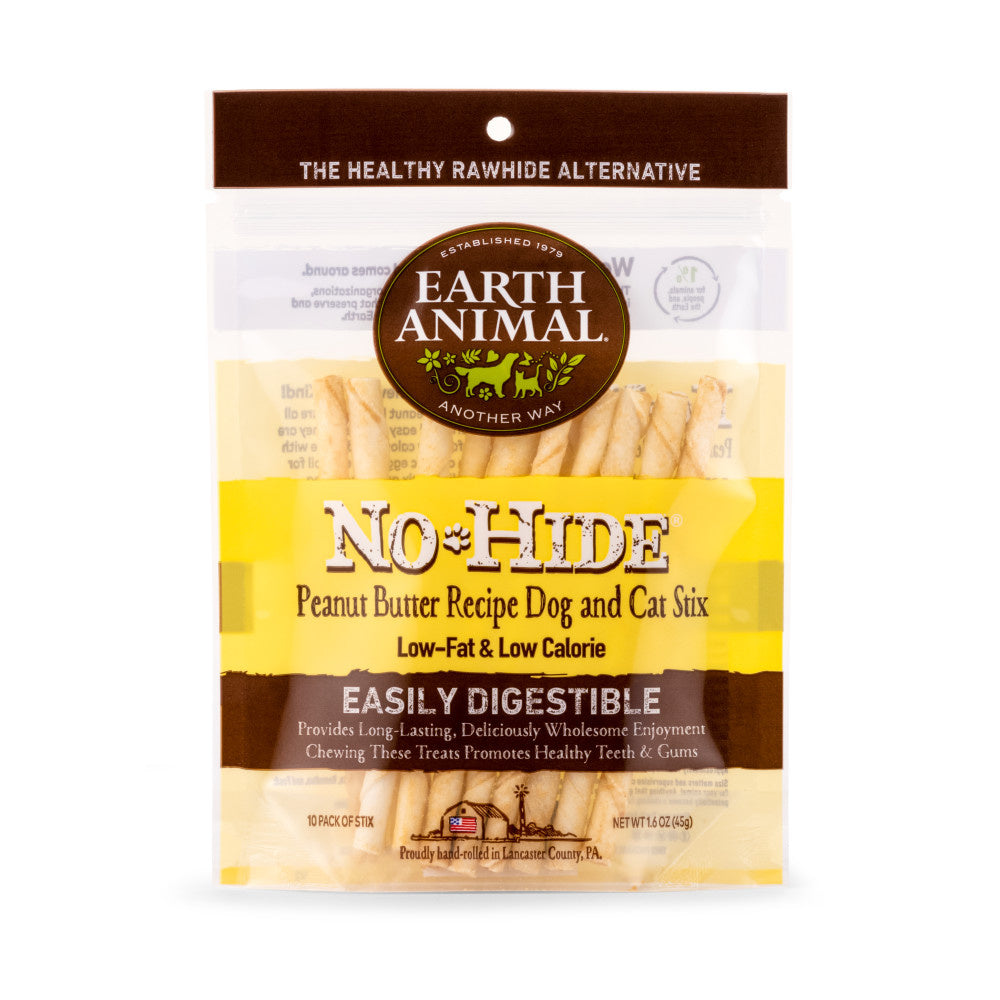 Earth Animal No-Hide Peanut Butter Stix Dog & Cat Chew