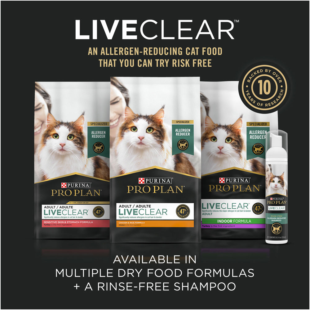 Purina Pro Plan LIVECLEAR Senior Adult   Prime Plus Longer Life Formula Cat Food