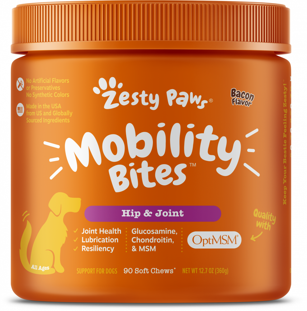 Zesty Paws Mobility Bites Functional Supplement for Hip & Joints for Dogs