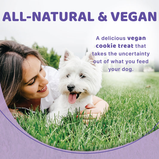 Halo Garden of Vegan Oats n' Blueberries Biscuit Dog Treats